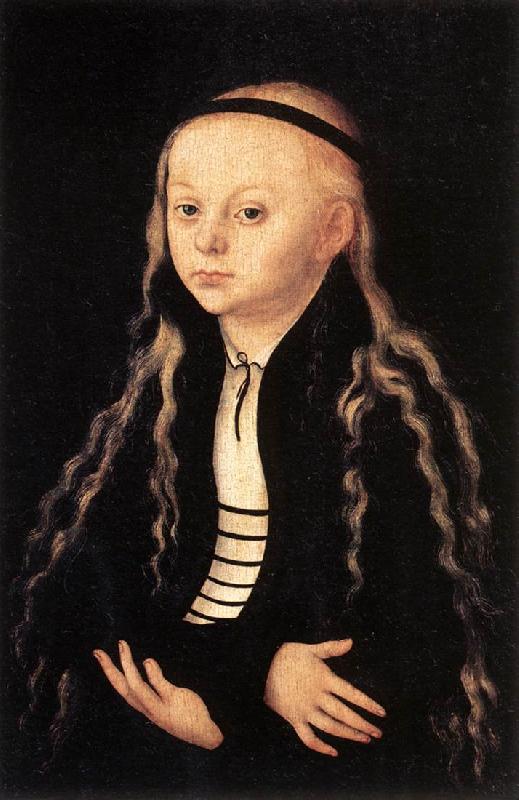 CRANACH, Lucas the Elder Portrait of a Young Girl khk